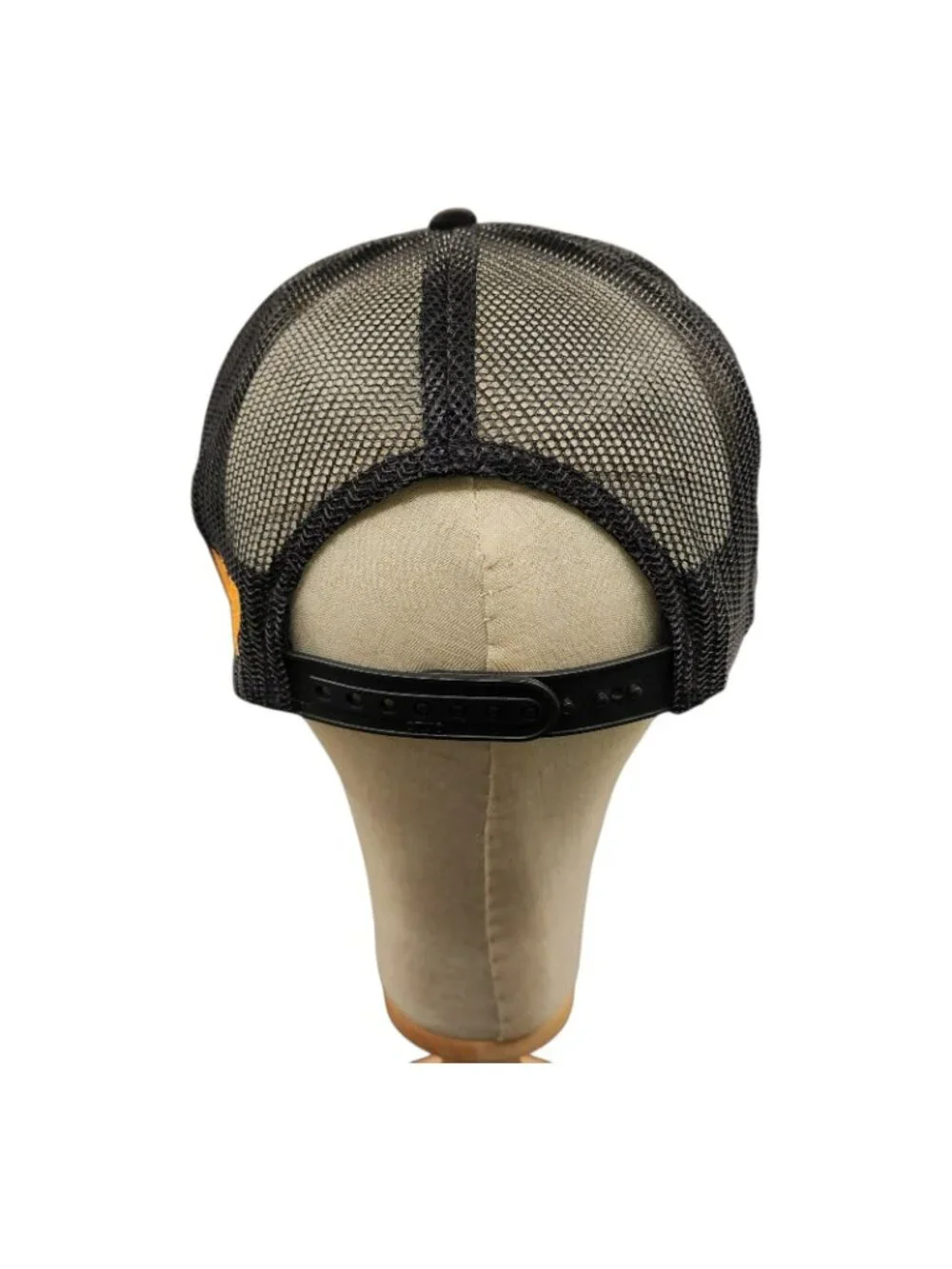 NRA Logo Trucker Hat With Gold Eagle Rope Trim & Embroidered 